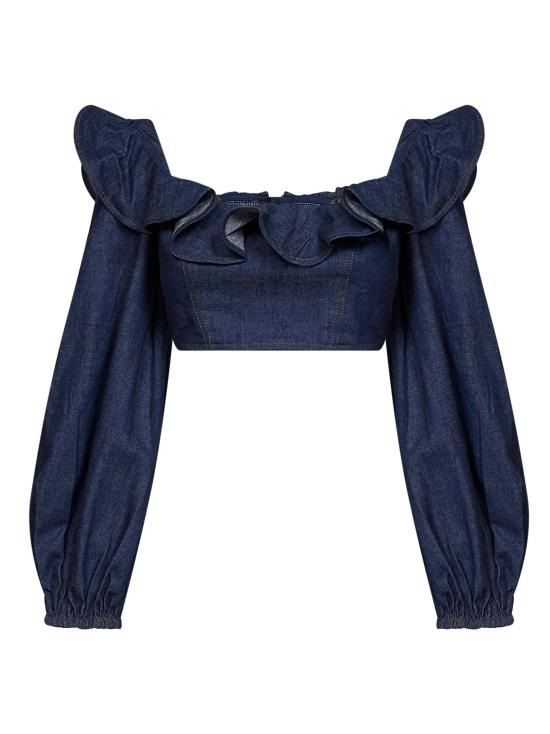 26FW 짐머만 블라우스 7193TSS261 INK BLUE