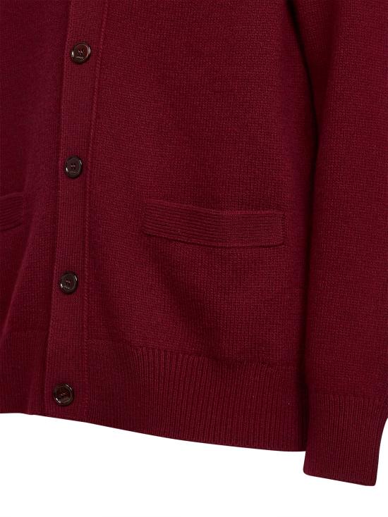 26SS 구찌 니트웨어 815009XKFAU6013 BURGUNDY - GUCCI