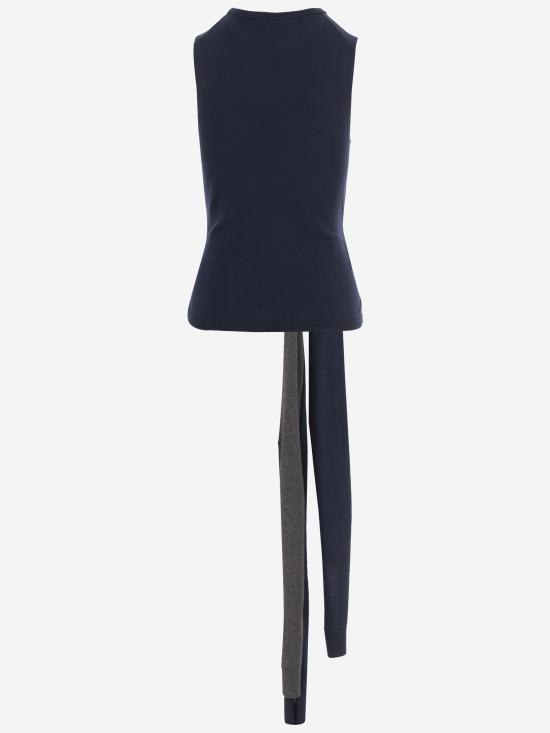 26SS JW앤더슨 민소매 티셔츠 KW1455 NAVY - JW ANDERSON
