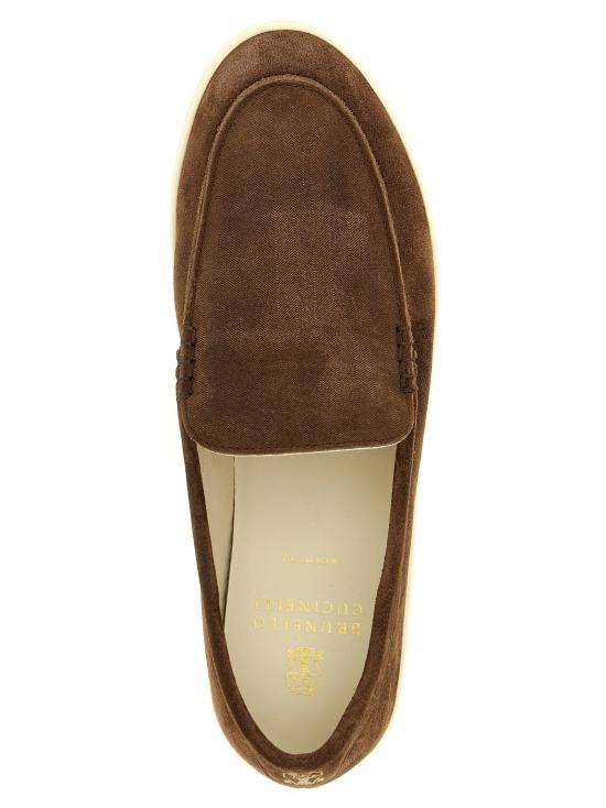 26SS 브루넬로 쿠치넬리 스니커즈 BR326102BM BROWN - BRUNELLO CUCINELLI