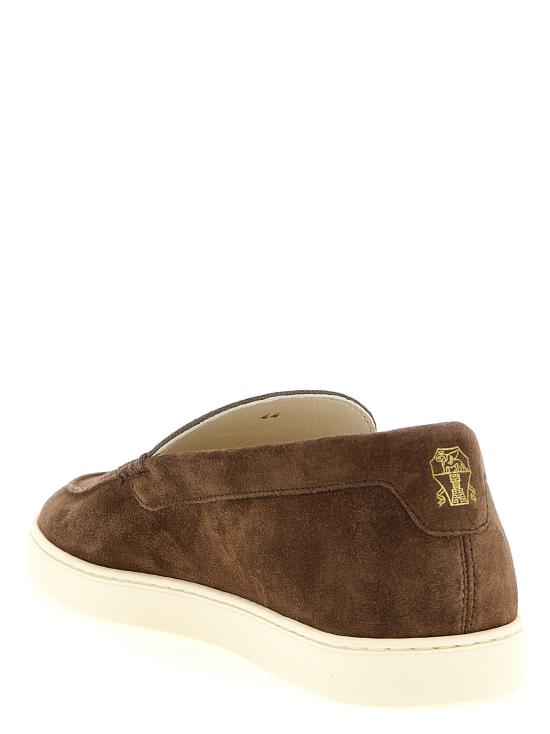 26SS 브루넬로 쿠치넬리 스니커즈 BR326102BM BROWN - BRUNELLO CUCINELLI