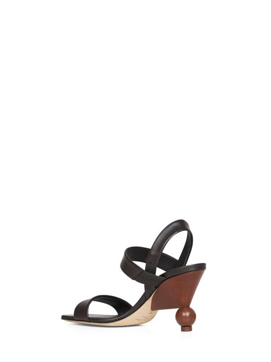 26SS 위켄드막스마라 샌들 2615521015600WKAAFFETTO005 BROWN - WEEKEND MAX MARA