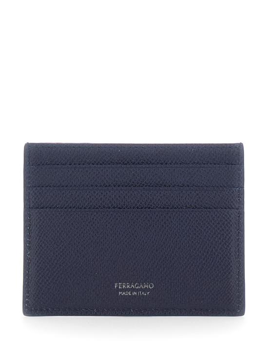26FW 살바토레 페라가모 간치니 카드지갑 661478 BLUE - SALVATORE FERRAGAMO