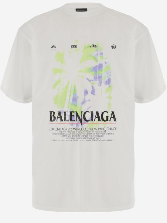 26FW 발렌시아가 폴로 티셔츠 A00497 WHITE