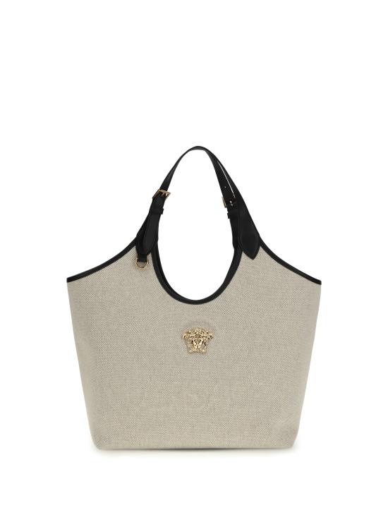 26SS 베르사체 라 메두사 캔버스 토트백 10222101A03494 BEIGE - VERSACE
