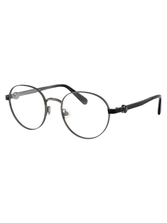  몽클레어 템플 로고 라운드 옵티컬 안경 ML5179 ANTHRACITE - MONCLER