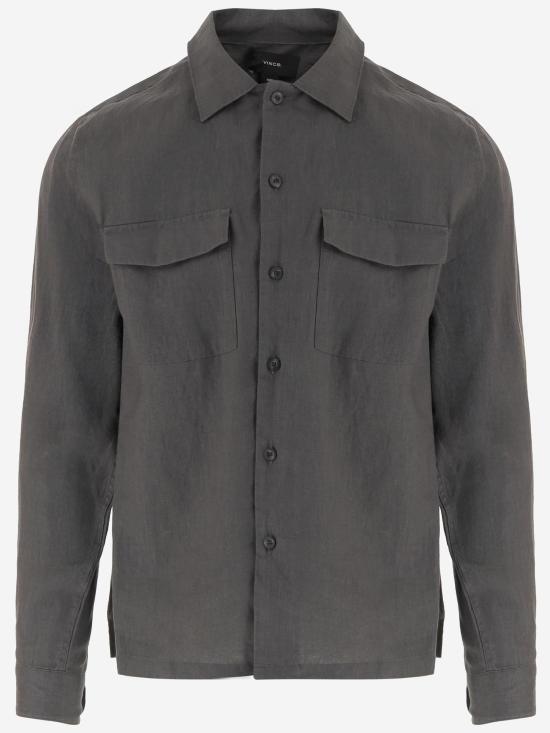 26SS 빈스 셔츠 M15161606 GRAY - VINCE