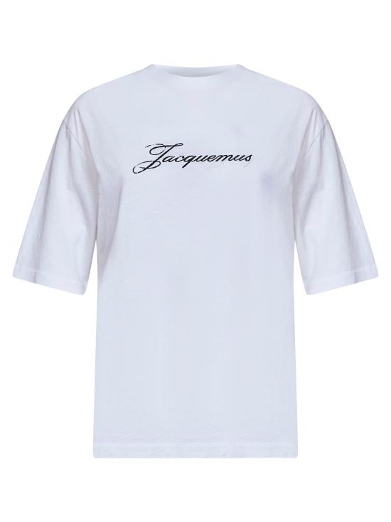 26FW 자크뮈스 자크뮈스 티셔츠 TSW00596AJ00289 100 WHITE
