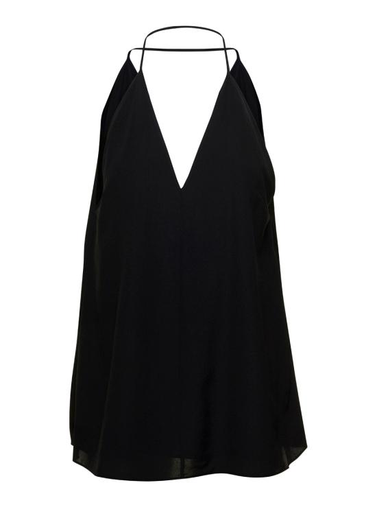  토템 민소매 티셔츠 242WRT1688FB0115 BLACK
