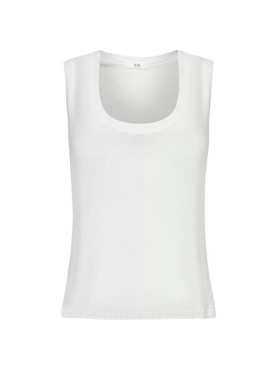 26SS ITALIST 민소매 티셔츠 2138NCR 110 WHITE