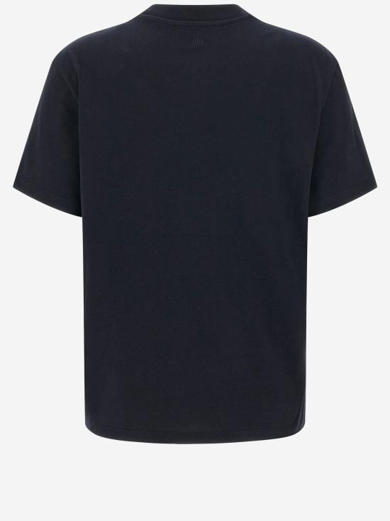 26FW 아미 스몰 하트 로고 티셔츠 BFUTS035724 NAVY