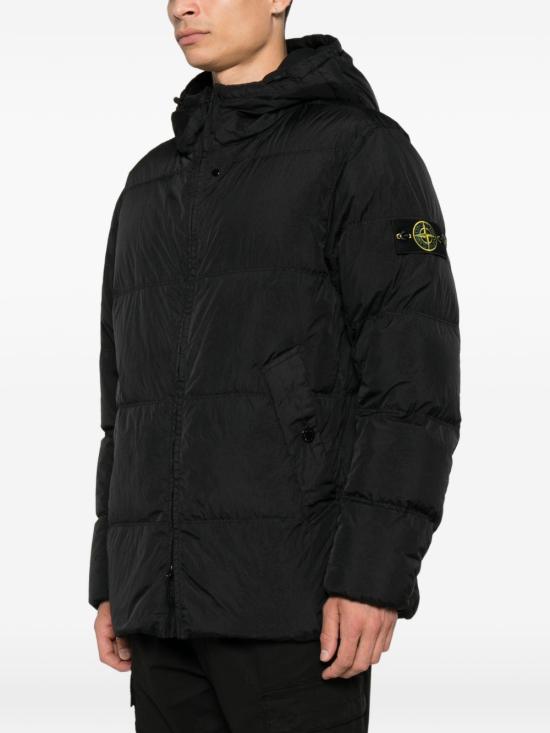  스톤 아일랜드 크링클 렙스 NY 패딩 재킷 L2S154100037S0A23 BLACK - STONE ISLAND