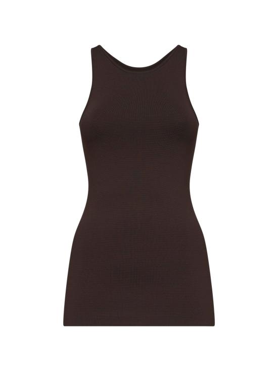 26FW 토템 민소매 티셔츠 263WRT0832YA0187 427 BROWN