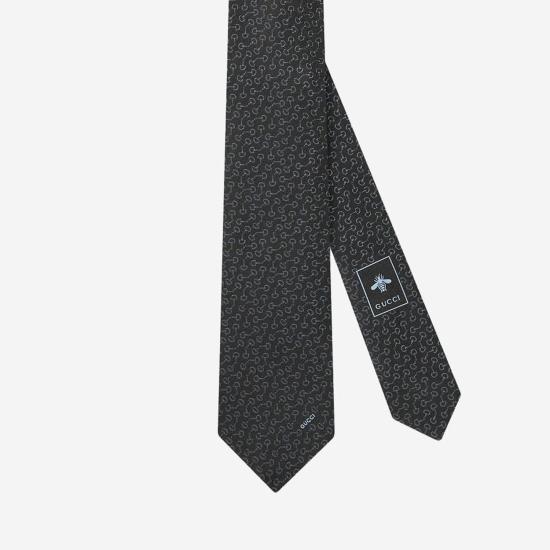 25FW 구찌 넥타이 848551 BLACK