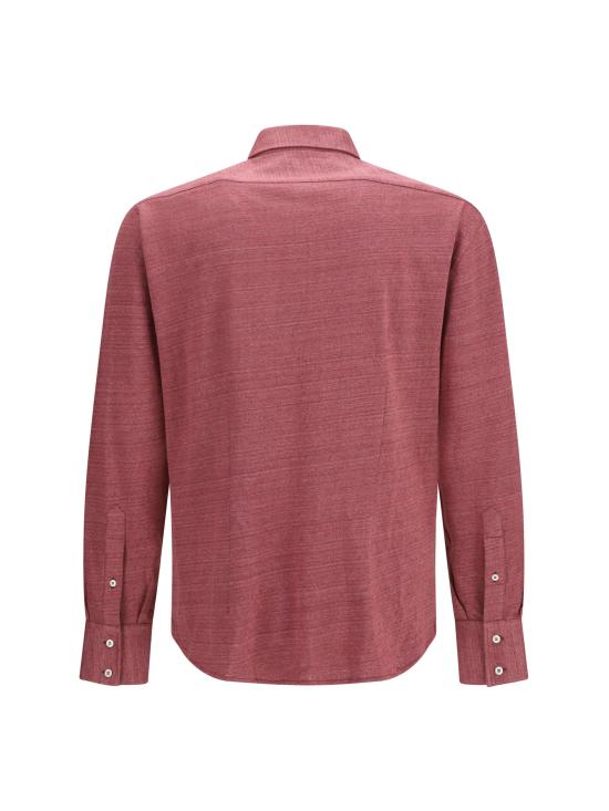 26SS 브루넬로 쿠치넬리 멜란지 저지 셔츠 MR8276686 CORAL - BRUNELLO CUCINELLI