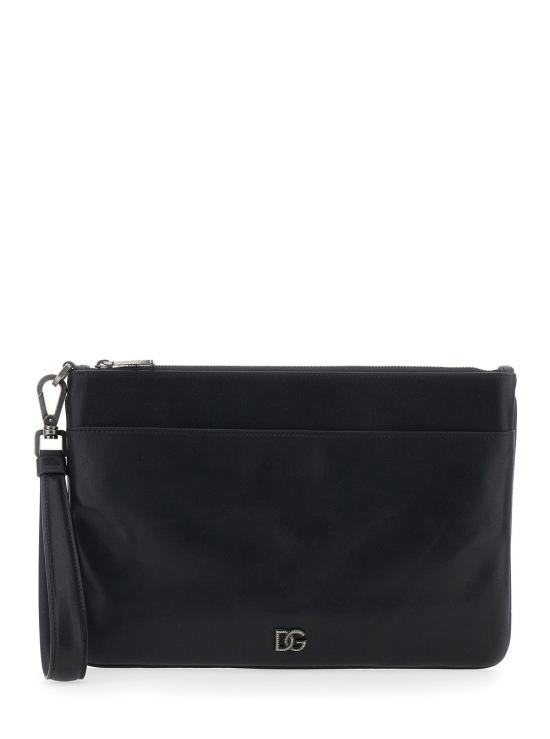 26SS 돌체앤가바나 레더 토일레트리 클러치 BP3294 BLACK