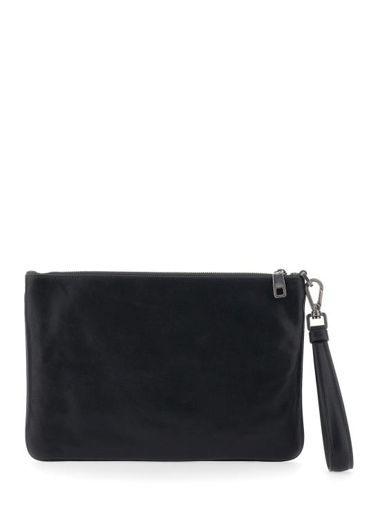 26SS 돌체앤가바나 레더 토일레트리 클러치 BP3294 BLACK - DOLCE & GABBANA