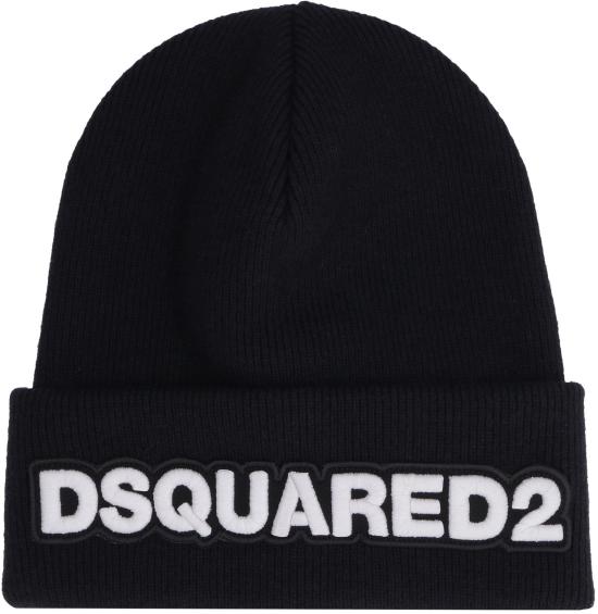 디스퀘어드2 비니 KNM0001 BLACK - DSQUARED2