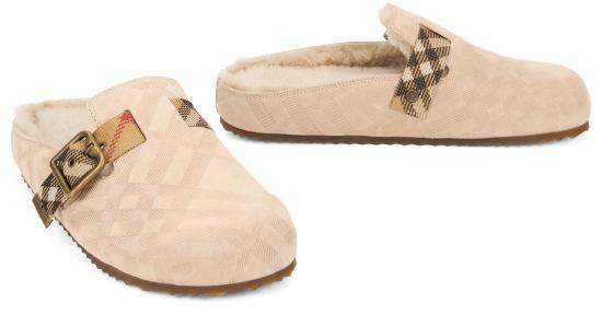 26FW 버버리 뮬/슬리퍼 8127777 BEIGE - BURBERRY