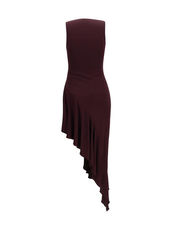 26SS 알라이아 원피스 AA9R3005J090C BURGUNDY - ALAIA