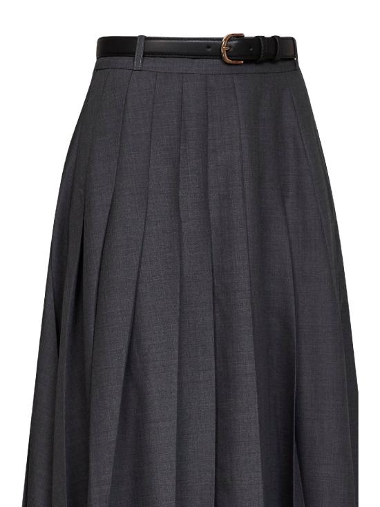26FW 셀프 포트레이트 스커트 137XSK GREY GRAY - SELF PORTRAIT