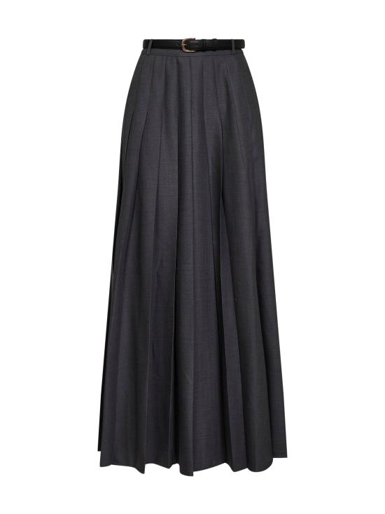 26FW 셀프 포트레이트 스커트 137XSK GREY GRAY