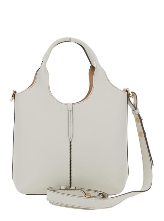 26FW 토즈 레더 미니 토트 쇼핑백 XBWEBRF0100UBL WHITE - TODS
