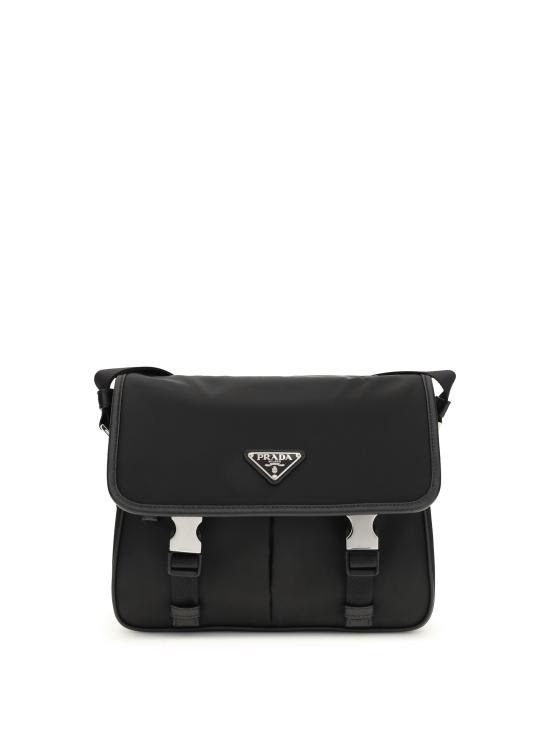 26SS 프라다 리나일론 사피아노 레더 숄더백 2VD769VXLO2DMH BLACK - PRADA