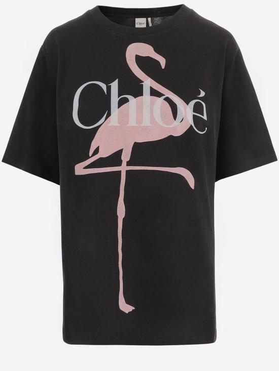 26SS 끌로에 폴로 티셔츠 CH26SJH20807 BLACK - CHLOE