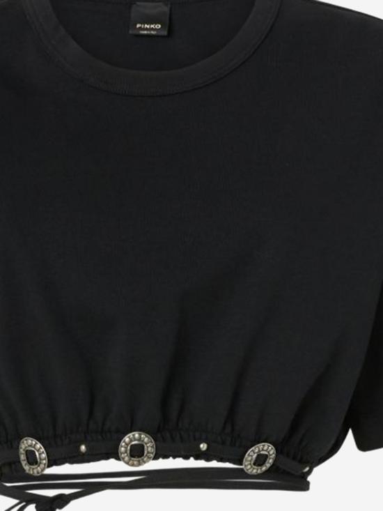 26SS 핑코 폴로 티셔츠 106907 BLACK - PINKO