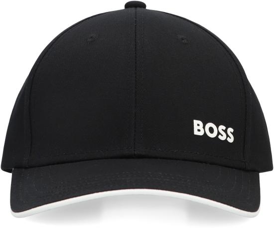  휴고보스 자수 로고 코튼 트윌 캡 50519219 BLACK - HUGO BOSS