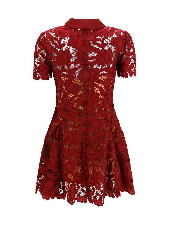 26FW 셀프 포트레이트 원피스 PF26111SABU RED