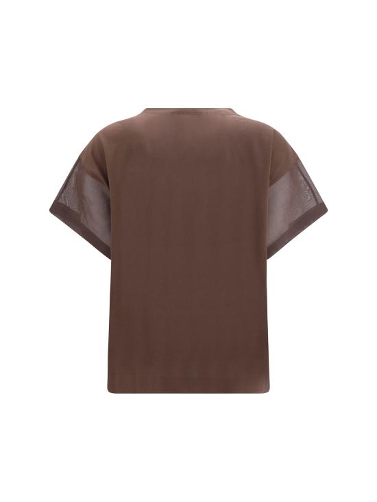 26SS 브루넬로 쿠치넬리 폴로 티셔츠 M0T81BX800 BROWN