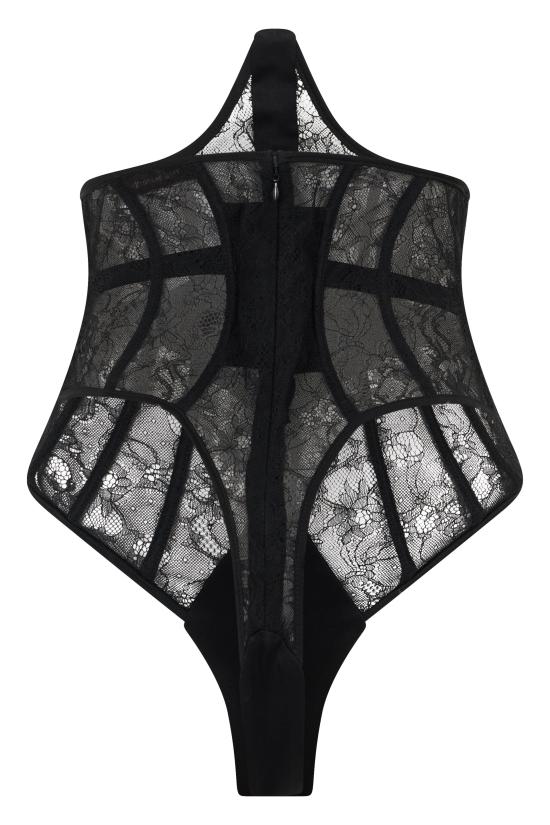 25FW 더 마네이 바디수트 티셔츠 AW25128 BLACK - THE MANNEI