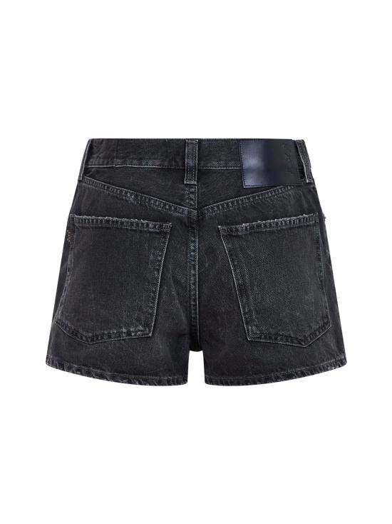 26SS 하이쿠레 데님 숏팬츠 HEW03362DF174L0902 BLACK - HAIKURE