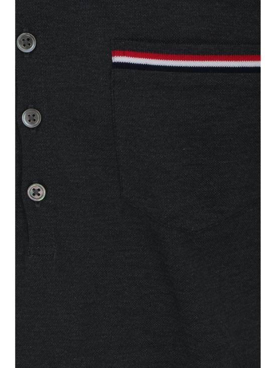 26FW 톰브라운 피케 포켓 폴로 티셔츠 MJP022A01455 GRAY - THOM BROWNE
