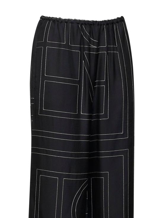 26FW 토템 팬츠 263WRB0494FB0704 001 BLACK - TOTEME
