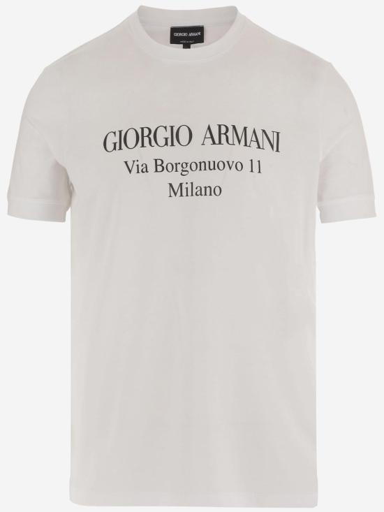 26FW 조르지오 아르마니 탑 GM004804 WHITE - GIORGIO ARMANI
