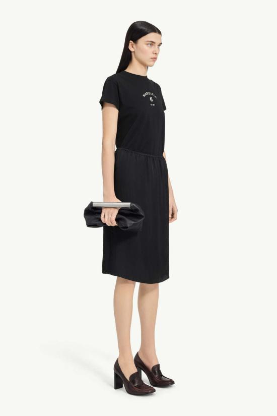  마르지엘라 미디 스커트 Maison Margiela 새틴 - MAISON MARGIELA