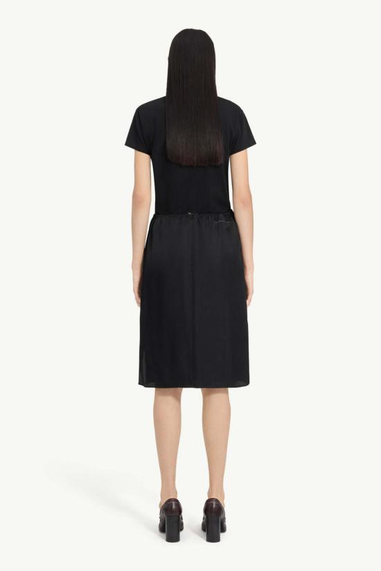  마르지엘라 미디 스커트 Maison Margiela 새틴 - MAISON MARGIELA