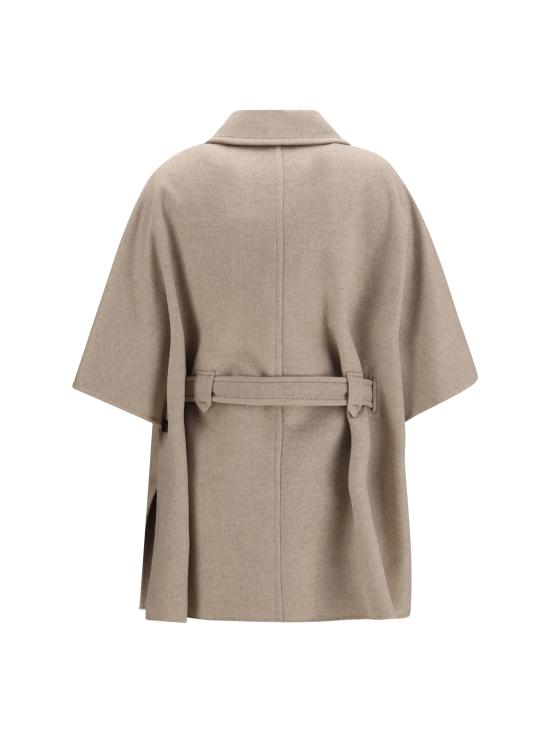 26FW 막스마라 네타레 벨티드 케이프 코트 2624736081600 030 BEIGE - MAX MARA