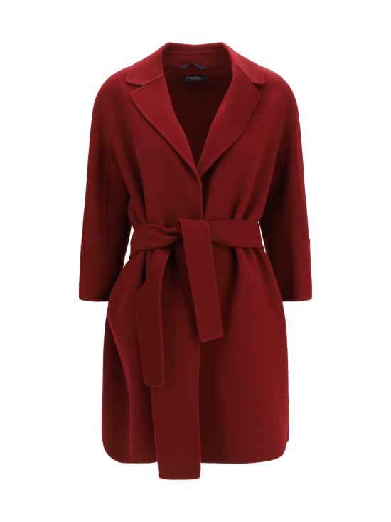 26FW 에스막스마라 코트 2629016091600 002 BORDEAUX