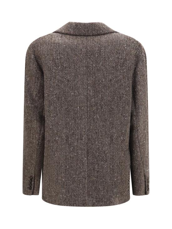 26FW 브루넬로 쿠치넬리 수트 자켓 MG5667205 C004 BROWN - BRUNELLO CUCINELLI