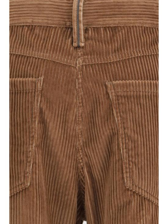 26FW 브루넬로 쿠치넬리 스트레이트 팬츠 MA180P9075 C832 BROWN - BRUNELLO CUCINELLI