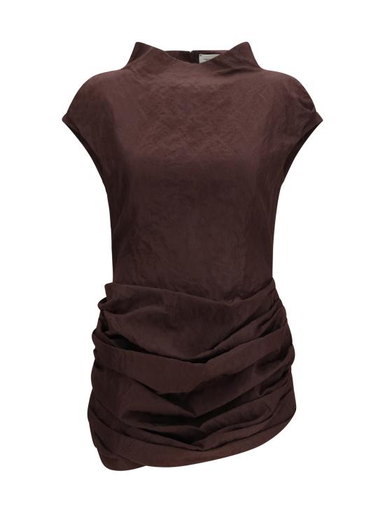 26FW 마그다뷰트림 원피스 183726 BROWN