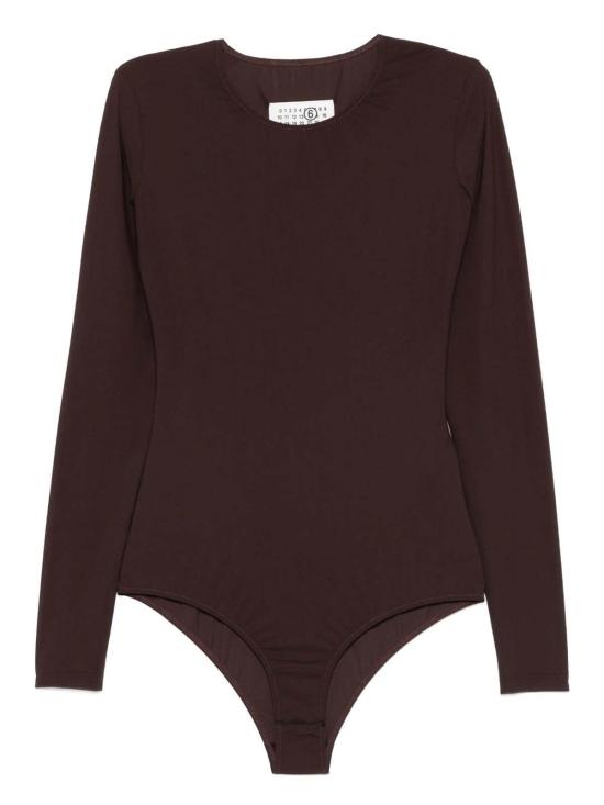  마르지엘라 바디수트 티셔츠 S62NA0085 BROWN