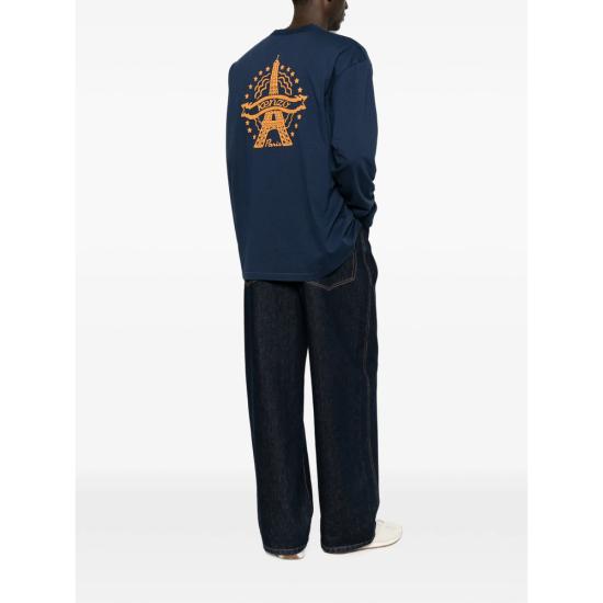 26FW 겐조 탑 FG65TL3654SG 79 BLUE - KENZO