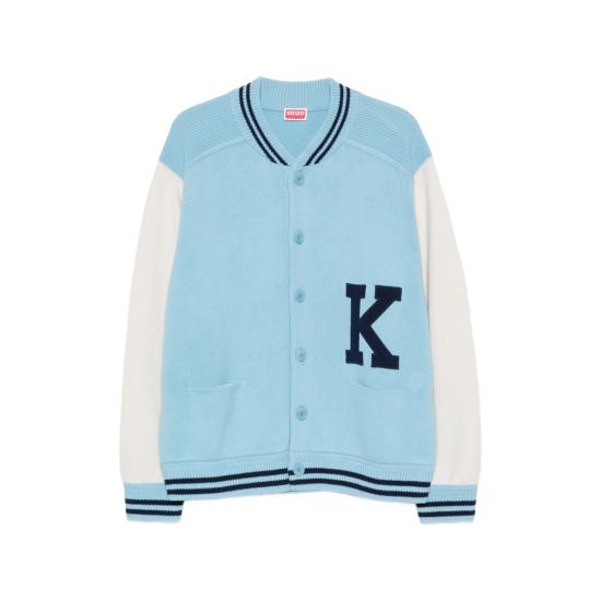 26FW 겐조 가디건 FG65CA8173FG 63 BLUE WHITE