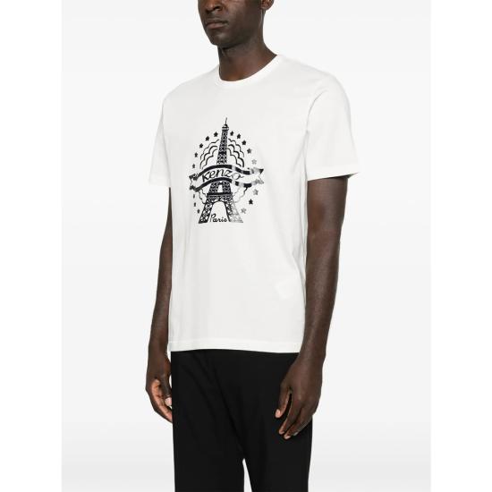 26FW 겐조 탑 FG65TS1664SG 02 WHITE - KENZO