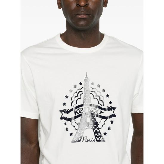 26FW 겐조 탑 FG65TS1664SG 02 WHITE - KENZO